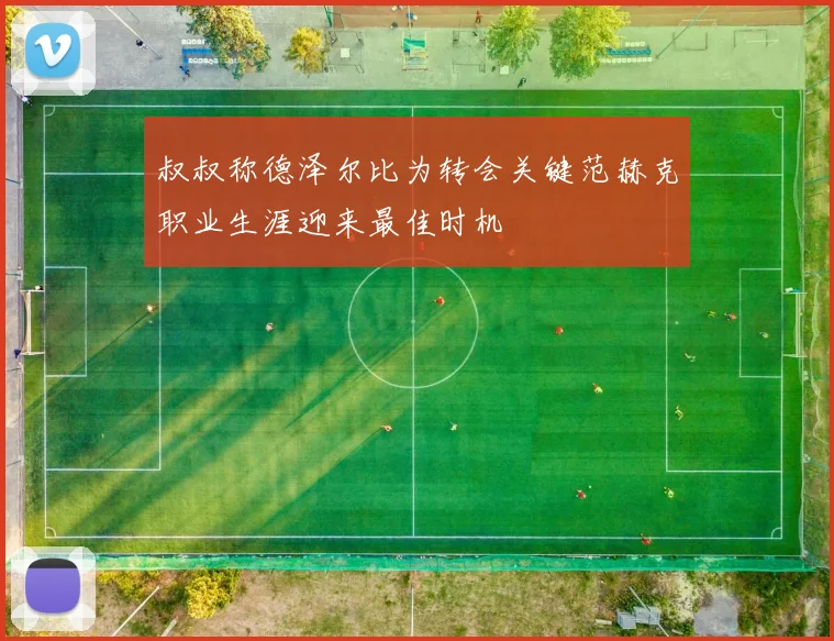 叔叔称德泽尔比为转会关键范赫克职业生涯迎来最佳时机